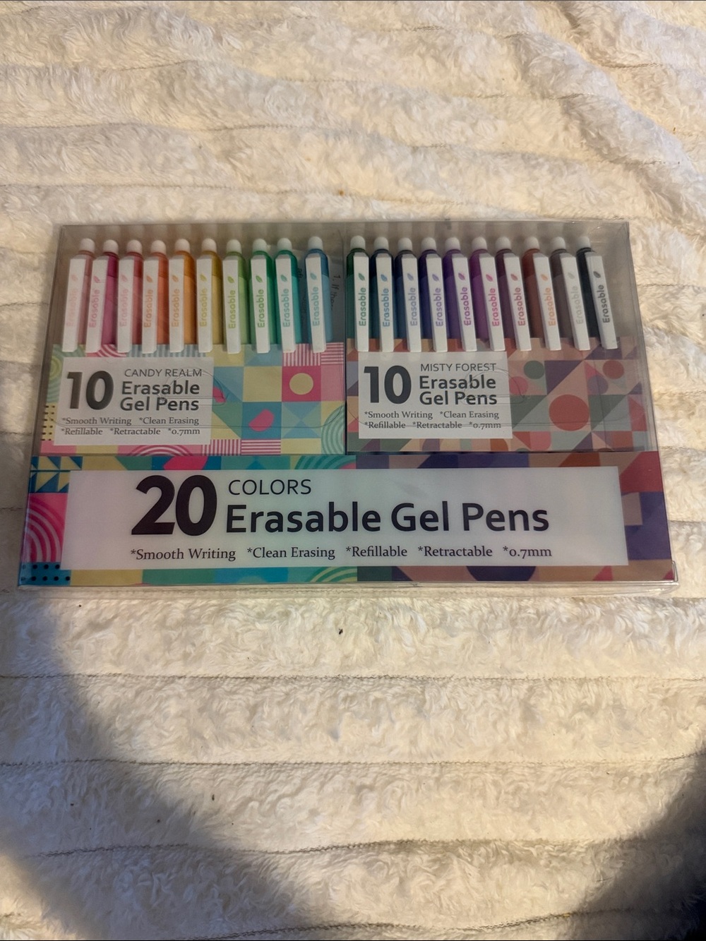 Erasable gel pens
